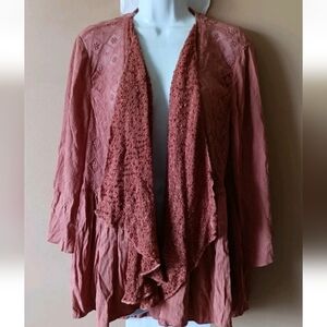 FESTI TORRID New Lacey Crochet Kimono 2x